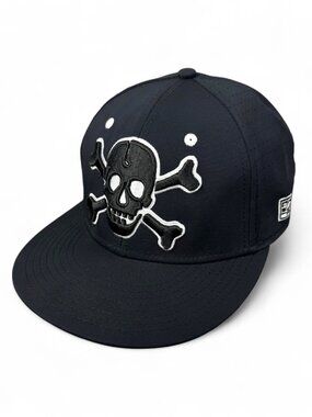 Long Beach State Dirtbags The Game Pro Skull Crossbones Fitted Baseball Hat L